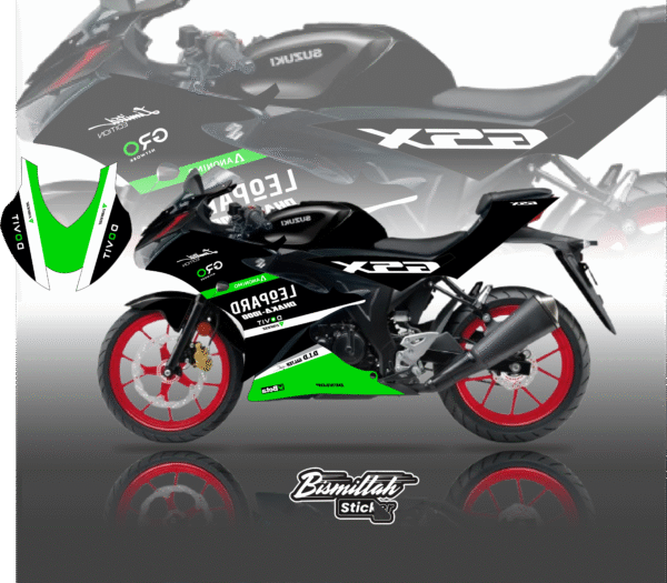 Gsxr decal modified sticker multicolor